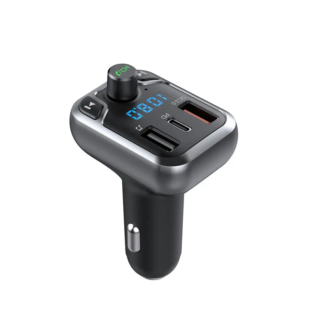 T68 Car Mp3 Player Bluetooth-compatible Hands-free Fm Transmitter Fast Charging Charger Plug-in Card/U Disk
T68 Car Mp3 Player Bluetooth-compatible Hands-free Fm Transmitter Fast Charging Charger Plug-in Card/U Disk