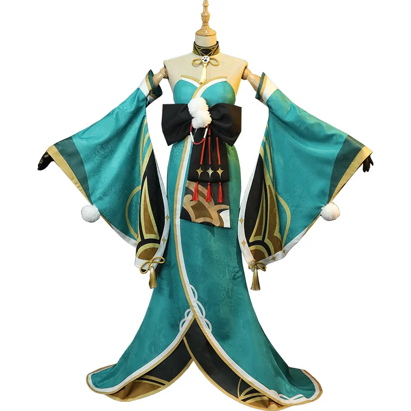 Genshin Impact Miss Hina Cosplay Costume Miss Hina Cosplay Costume Gorou Ladies Fox Dress Halloween with Ear Tail
Genshin Impact Miss Hina Cosplay Costume Miss Hina Cosplay Costume Gorou Ladies Fox Dress Halloween with Ear Tail