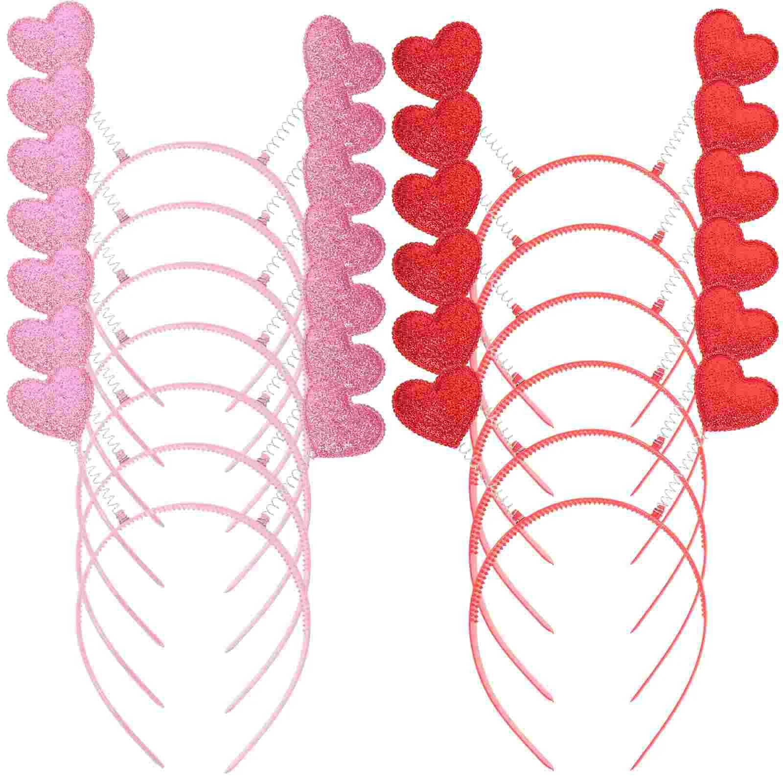 12 Pcs Love Sequin Headband Fashionable Holiday Heart-shaped Headgear Fabric Party
12 Pcs Love Sequin Headband Fashionable Holiday Heart-shaped Headgear Fabric Party