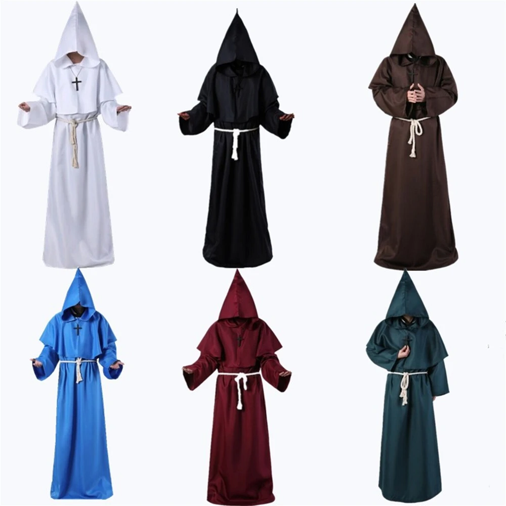 Halloween Cosplay Costume Costume Medieval Monk Robe Monk Costume Wizard Costume Priest
Halloween Cosplay Costume Costume Medieval Monk Robe Monk Costume Wizard Costume Priest