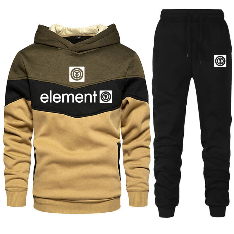 Autumn and Winter Tracksuit Men 2 Pieces Set Sweatshirt + Sweatpants Sportswear Hoodies Casual Mens Clothing Hoodies Suit
Autumn and Winter Tracksuit Men 2 Pieces Set Sweatshirt + Sweatpants Sportswear Hoodies Casual Mens Clothing Hoodies Suit