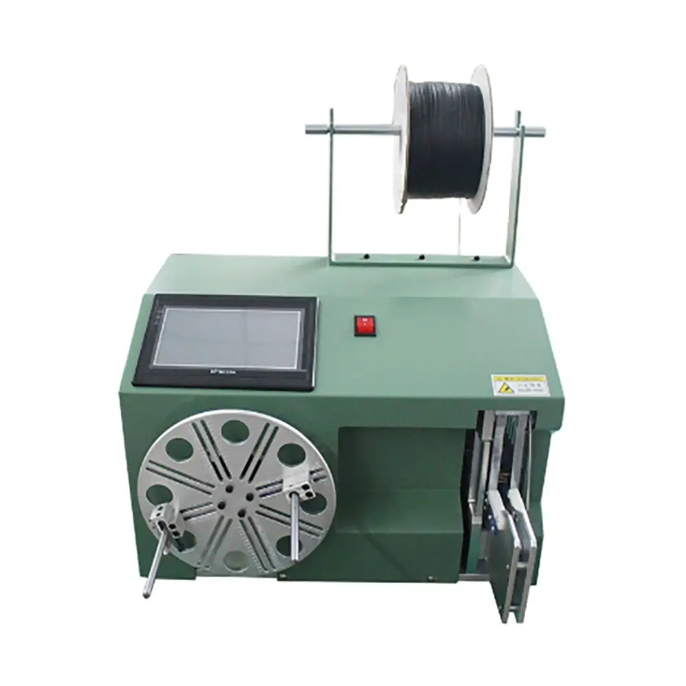 Cable Wire Coil Winding Binding Machine Touch Screen Electric Digital Automatic with Ribbon and Different Size to Choose
Cable Wire Coil Winding Binding Machine Touch Screen Electric Digital Automatic with Ribbon and Different Size to Choose
