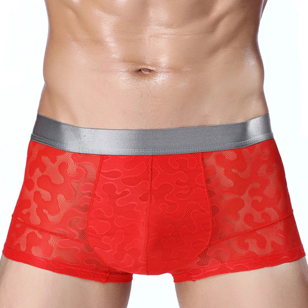 Mens Underwear Mesh Boxers Plus Size Panties Jacquard Seamless Underwear Ice Silk Boxer Shorts Soft Smooth Sexy Underpants
Mens Underwear Mesh Boxers Plus Size Panties Jacquard Seamless Underwear Ice Silk Boxer Shorts Soft Smooth Sexy Underpants