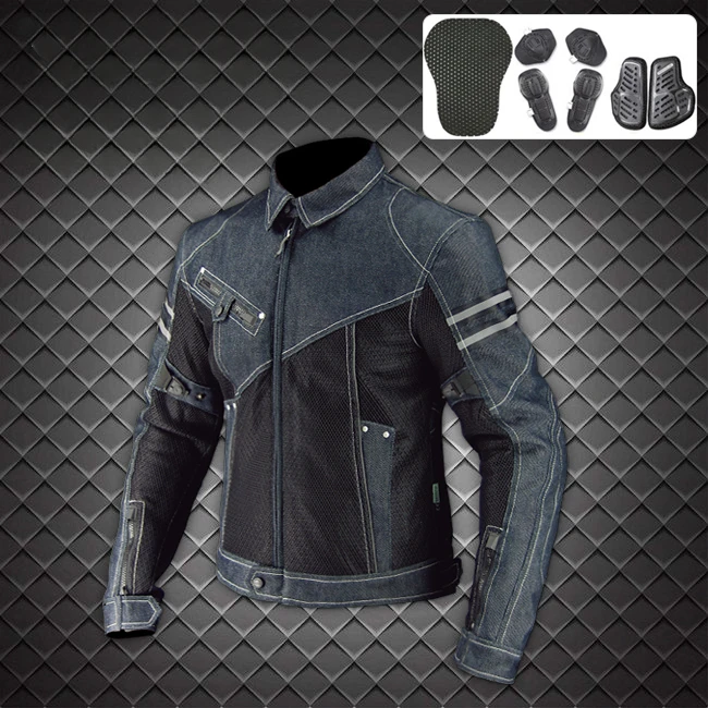 Riding MTB Suit Men's Women Motorcycle Summer Mesh Breathable Jacket JK006 Anti-fall Knight Motorcycle Jeans Jacket Bike Suit
Riding MTB Suit Men's Women Motorcycle Summer Mesh Breathable Jacket JK006 Anti-fall Knight Motorcycle Jeans Jacket Bike Suit