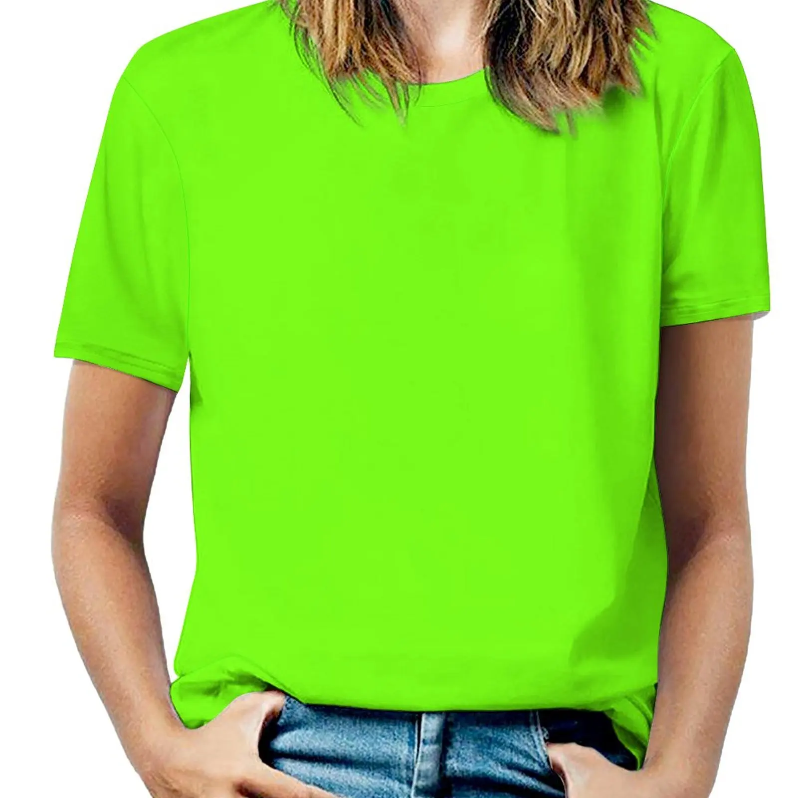 Super Bright Fluorescent Green Neon Women T-Shirt Crewneck Casual Short Sleeve Tops Summer Tees Neon Green Bright Fluorescent
Super Bright Fluorescent Green Neon Women T-Shirt Crewneck Casual Short Sleeve Tops Summer Tees Neon Green Bright Fluorescent
