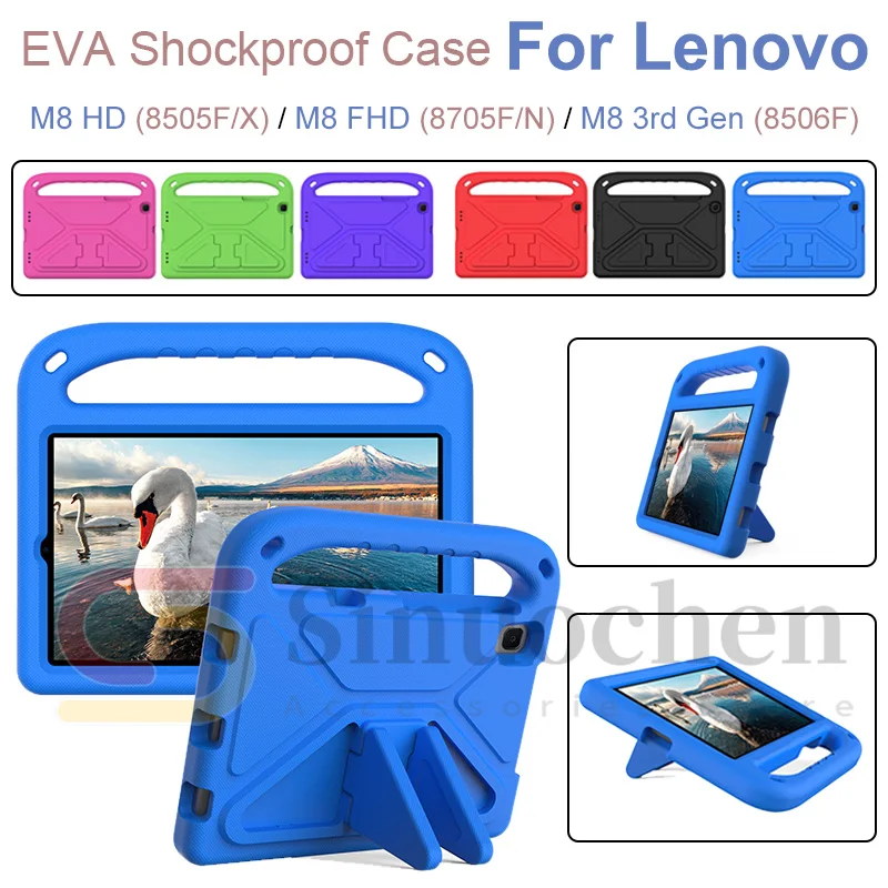 Kids Safe Shockproof Stand Tablet Case Cover For Lenovo Tab M8 HD 8505F M8 FHD 8750F M8 3rd Gen 8506F EVA Portable Hand Holder
Kids Safe Shockproof Stand Tablet Case Cover For Lenovo Tab M8 HD 8505F M8 FHD 8750F M8 3rd Gen 8506F EVA Portable Hand Holder
