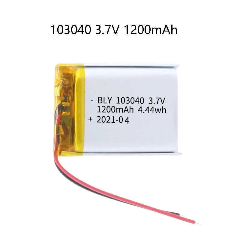 103040 3.7V 1200mAh Polymer Lithium Rechargeable Battery for GPS navigator MP5 Bluetooth Headset PS4 3.7V 103040 batteries
103040 3.7V 1200mAh Polymer Lithium Rechargeable Battery for GPS navigator MP5 Bluetooth Headset PS4 3.7V 103040 batteries