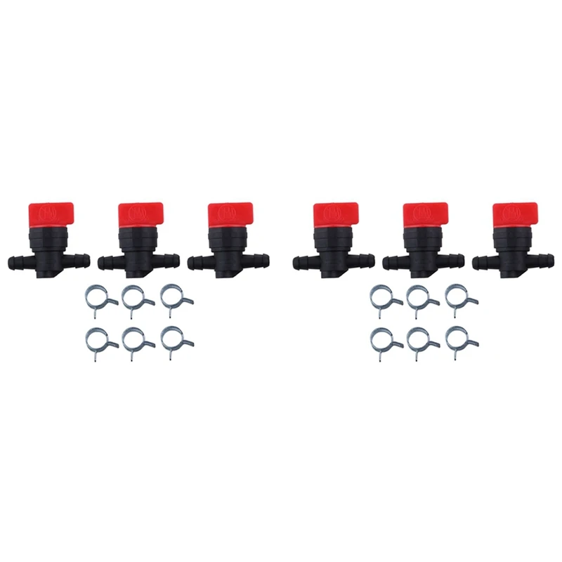 6PCS 494768 698183 Fuel Shut Off Valve With Clamp For 1/4 Inch Fuel Line Briggs & Stratton Murray Toro Lawn Tractor
6PCS 494768 698183 Fuel Shut Off Valve With Clamp For 1/4 Inch Fuel Line Briggs & Stratton Murray Toro Lawn Tractor