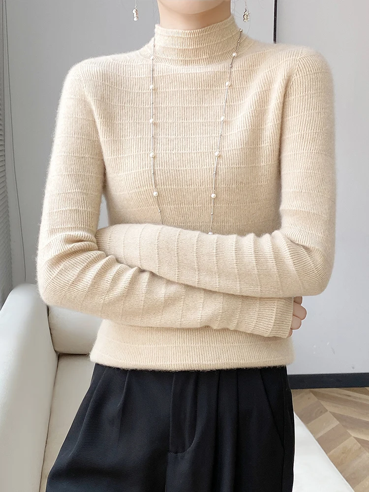 Women's Jumper Vintage Clothes Sweater Streetwear Half high Collar Long sleeve 2023 New Arrivals Women's Clothing Free Shipping
Women's Jumper Vintage Clothes Sweater Streetwear Half high Collar Long sleeve 2023 New Arrivals Women's Clothing Free Shipping