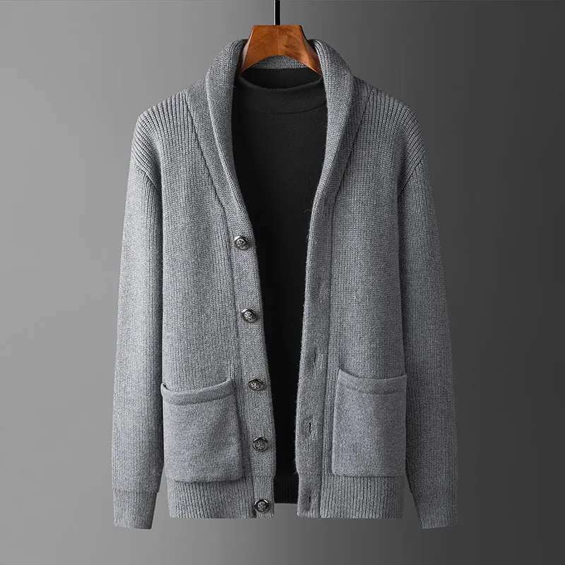 2022 New Knit Cardigan for Men Casual Slim Lapel Sweater Long Sleeve Knitted Jacket Social Streetwear Sweatercoat Male Clothing
2022 New Knit Cardigan for Men Casual Slim Lapel Sweater Long Sleeve Knitted Jacket Social Streetwear Sweatercoat Male Clothing