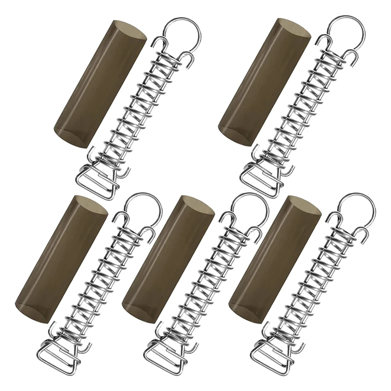 5 Pack Silver & Gray Stainless Steel Springs + Protective Sleeves For Swimming Pool Cover With Stopper D Ring
5 Pack Silver & Gray Stainless Steel Springs + Protective Sleeves For Swimming Pool Cover With Stopper D Ring