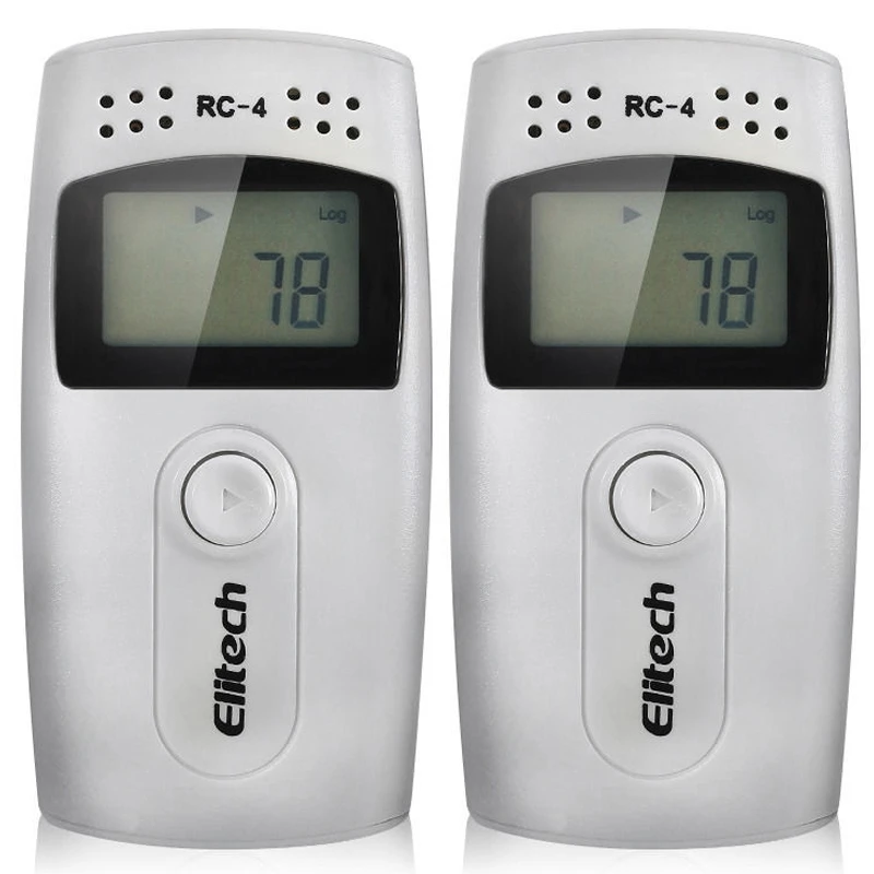 2X ELITECH RC-4 USB Temperature Data Logger Datalogger Recorder External Sensor 16000 Point
2X ELITECH RC-4 USB Temperature Data Logger Datalogger Recorder External Sensor 16000 Point