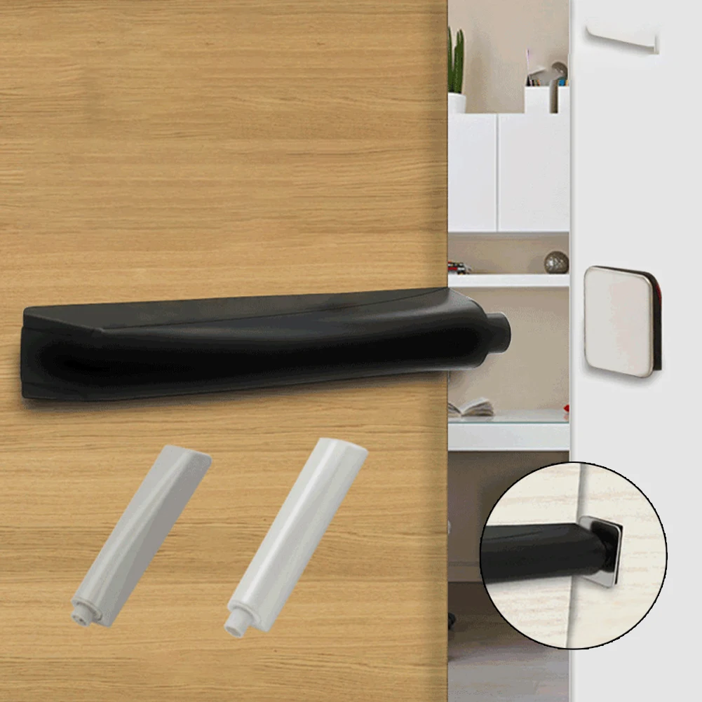 

Push To Open Door Catch ABS Black/Grey/White Bouncer Cupboard Drawer Handle-free Touch Release Catch High Quality