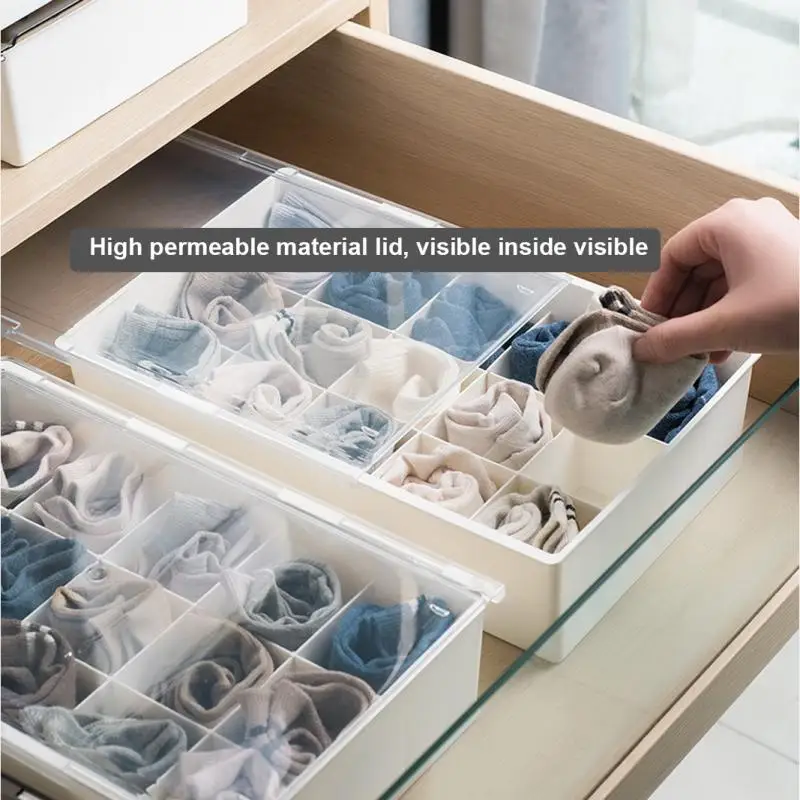 No Mark Stick Wall Hanging Sock Storage15 Compartment Storage Box Covered Stackable Drawer-like Underwear Chest Storage Drawers
No Mark Stick Wall Hanging Sock Storage15 Compartment Storage Box Covered Stackable Drawer-like Underwear Chest Storage Drawers