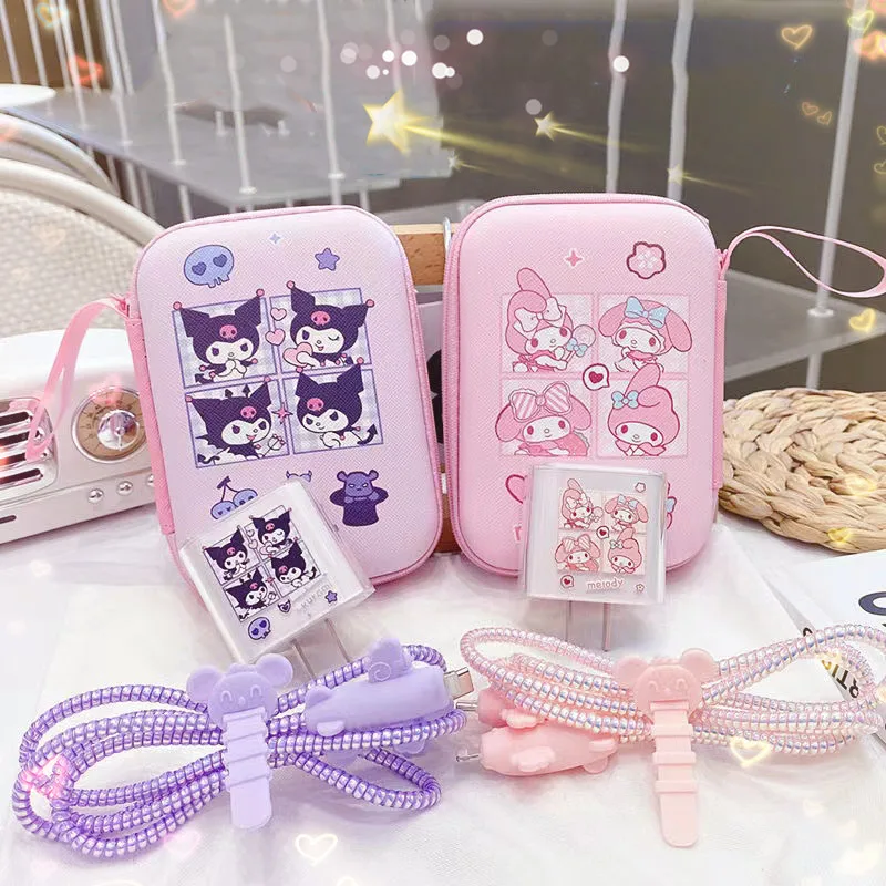 Sanrios Cinnamoroll Kuromi My Melody Cartoon Kawaii Cute Lanyard Storage Bag Coin Purse Headphone Charger Cable Storage Box Gift
Sanrios Cinnamoroll Kuromi My Melody Cartoon Kawaii Cute Lanyard Storage Bag Coin Purse Headphone Charger Cable Storage Box Gift
