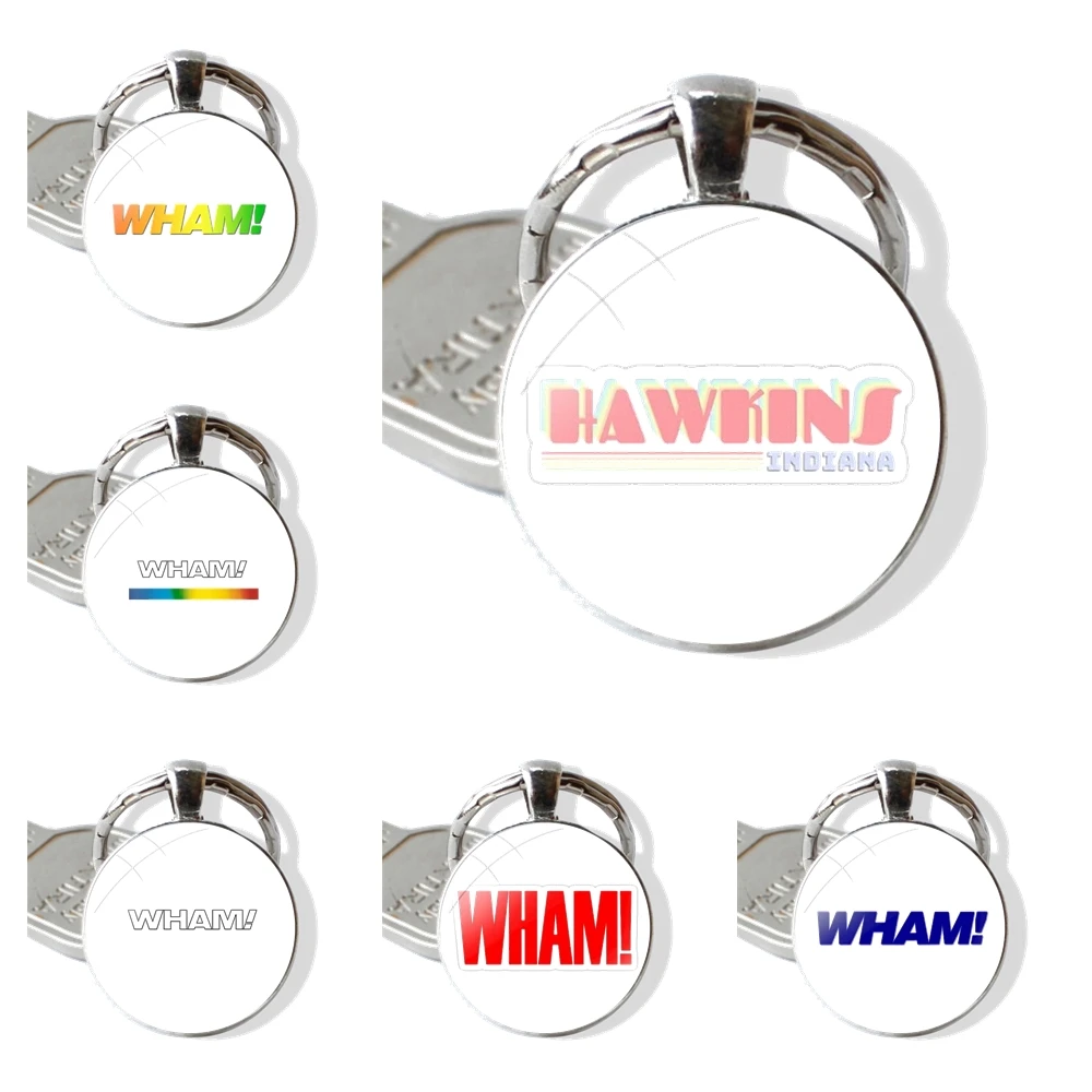 Pendant Car Key Chains Handmade Glass Cabochon Keychain Cartoon Fashion Creative Design Wham Rainbow Logo
Pendant Car Key Chains Handmade Glass Cabochon Keychain Cartoon Fashion Creative Design Wham Rainbow Logo