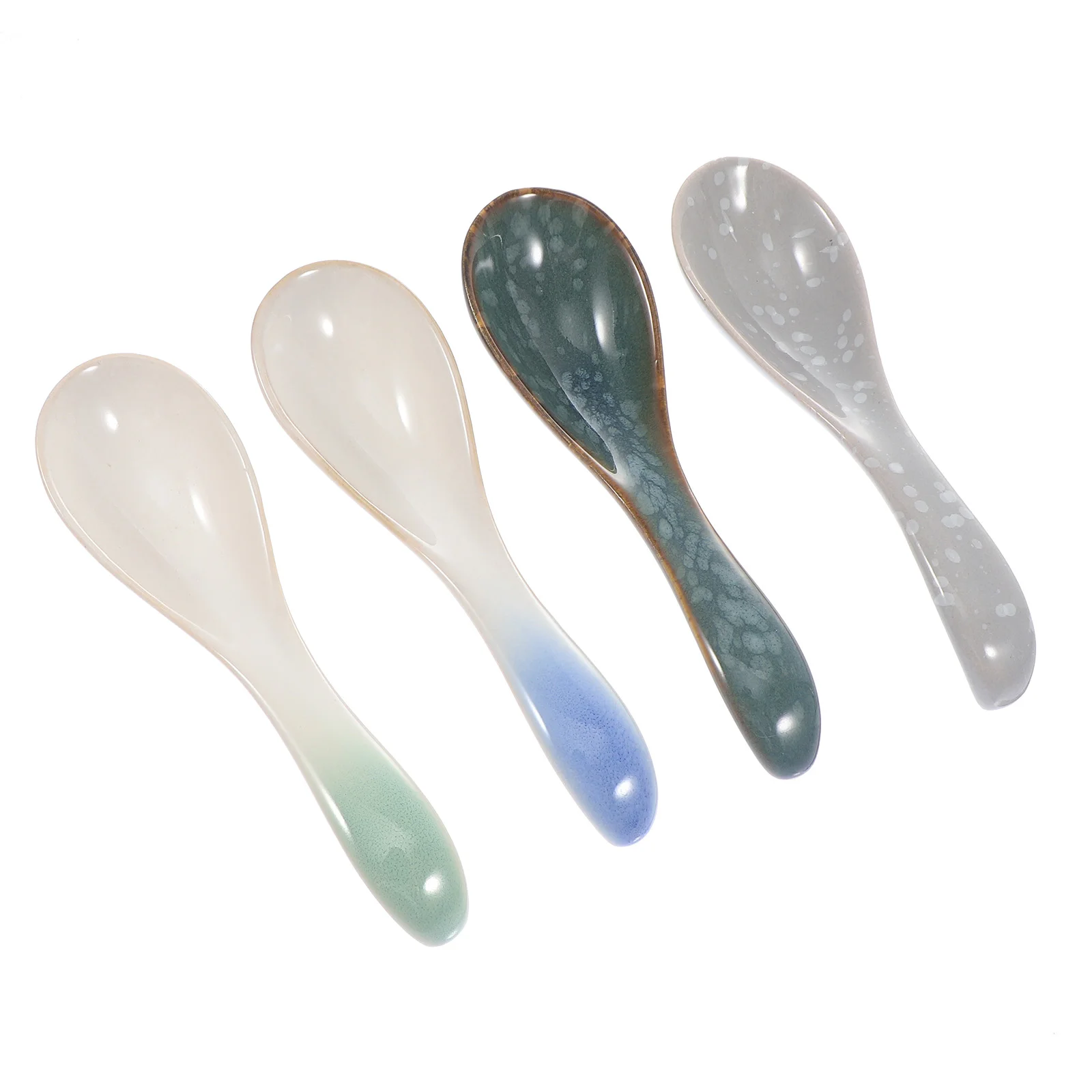 4 Pcs Exquisite Household Ceramic Pattern Spoons Food Spoons for Eating
4 Pcs Exquisite Household Ceramic Pattern Spoons Food Spoons for Eating