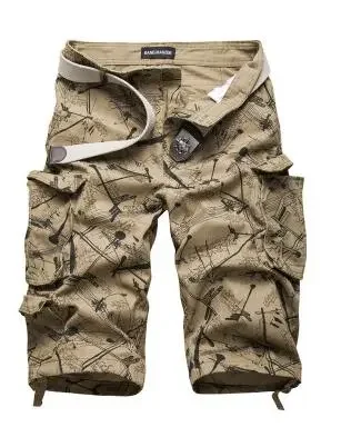 Men's Cotton Cargo Shorts Good Quality Multi-pocket Camouflage Tooling Shorts Male Outdoors Casual Shorts Size42 No Belt
Men's Cotton Cargo Shorts Good Quality Multi-pocket Camouflage Tooling Shorts Male Outdoors Casual Shorts Size42 No Belt