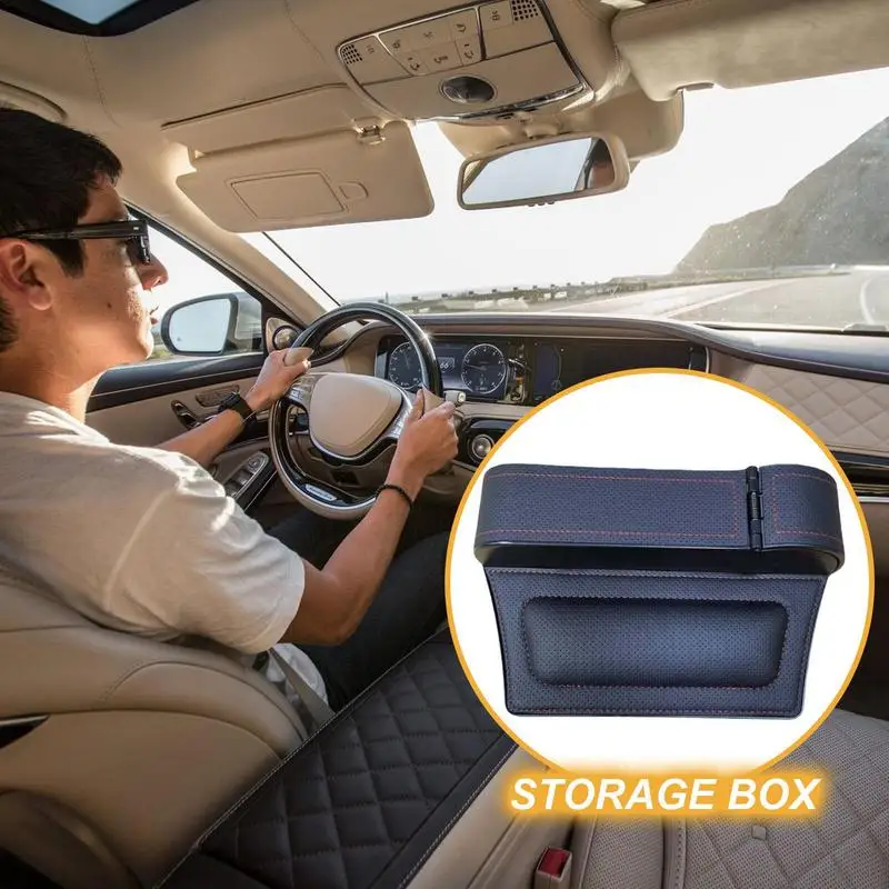 Car Seat Storage Box Multi-functional Leather Organizer Slit Pocket Adjustable Stop Drop Space Saving Container For Vehicle
Car Seat Storage Box Multi-functional Leather Organizer Slit Pocket Adjustable Stop Drop Space Saving Container For Vehicle