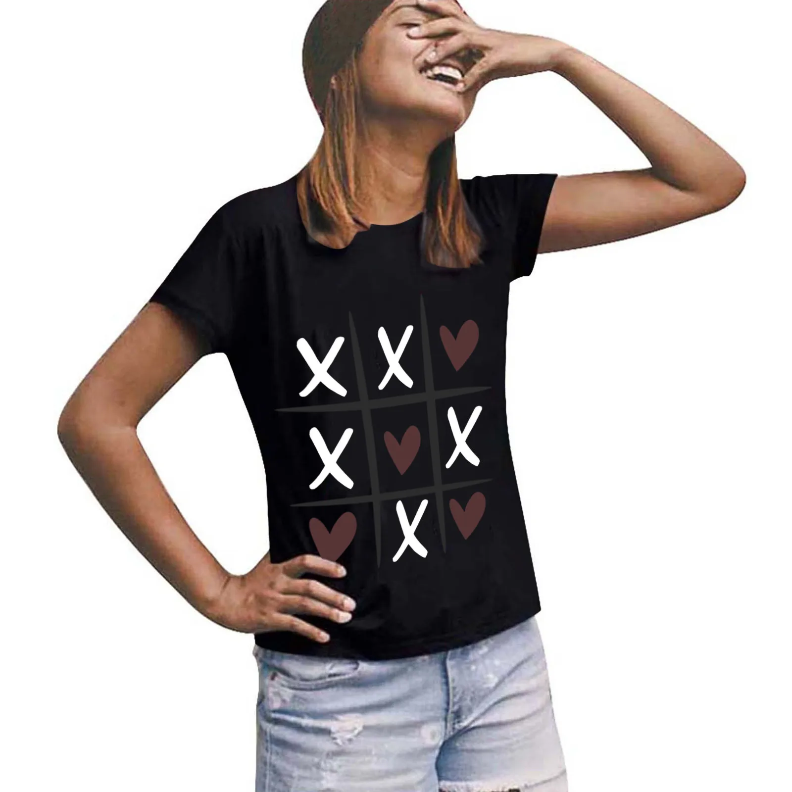 Matching Shirts For Couples Womens T Shirts Blouse Valentine's Day Short Sleeve Love Print T Shirts Tops Gifts Stretchy T Shirts
Matching Shirts For Couples Womens T Shirts Blouse Valentine's Day Short Sleeve Love Print T Shirts Tops Gifts Stretchy T Shirts