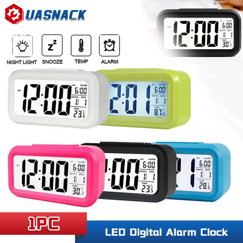 LED Digital Alarm Clock Large Display With Calendar For Home Office Travel Table Clock Electronic Kids Clock Alarm Clock
LED Digital Alarm Clock Large Display With Calendar For Home Office Travel Table Clock Electronic Kids Clock Alarm Clock