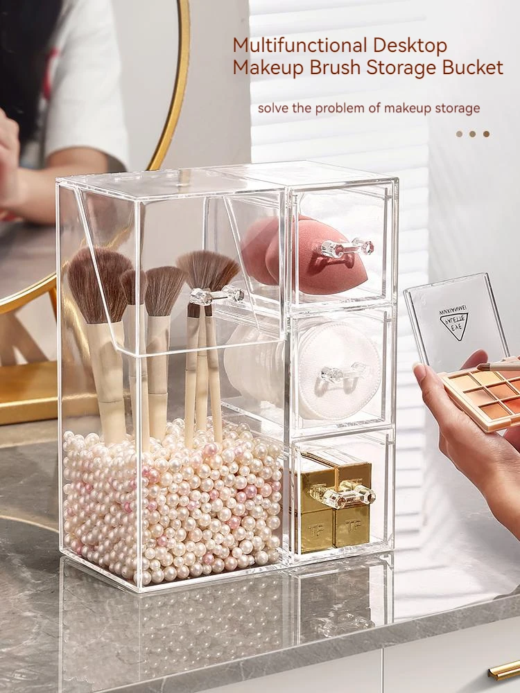 New Acrylic Transparent Makeup Drawer Organizer Desktop Cosmetic Storage Box Lipstick Jewelry Make Up Brush Holder Storage Cases
New Acrylic Transparent Makeup Drawer Organizer Desktop Cosmetic Storage Box Lipstick Jewelry Make Up Brush Holder Storage Cases
