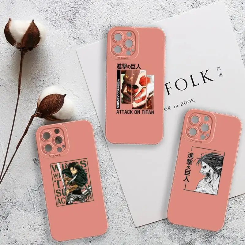 Attack on Titan Japan anime Phone Case For iPhone 13 12 11 Pro MAX Mini X XS XR 7 8 Plus Camera Lens Liquid Silicone
Attack on Titan Japan anime Phone Case For iPhone 13 12 11 Pro MAX Mini X XS XR 7 8 Plus Camera Lens Liquid Silicone