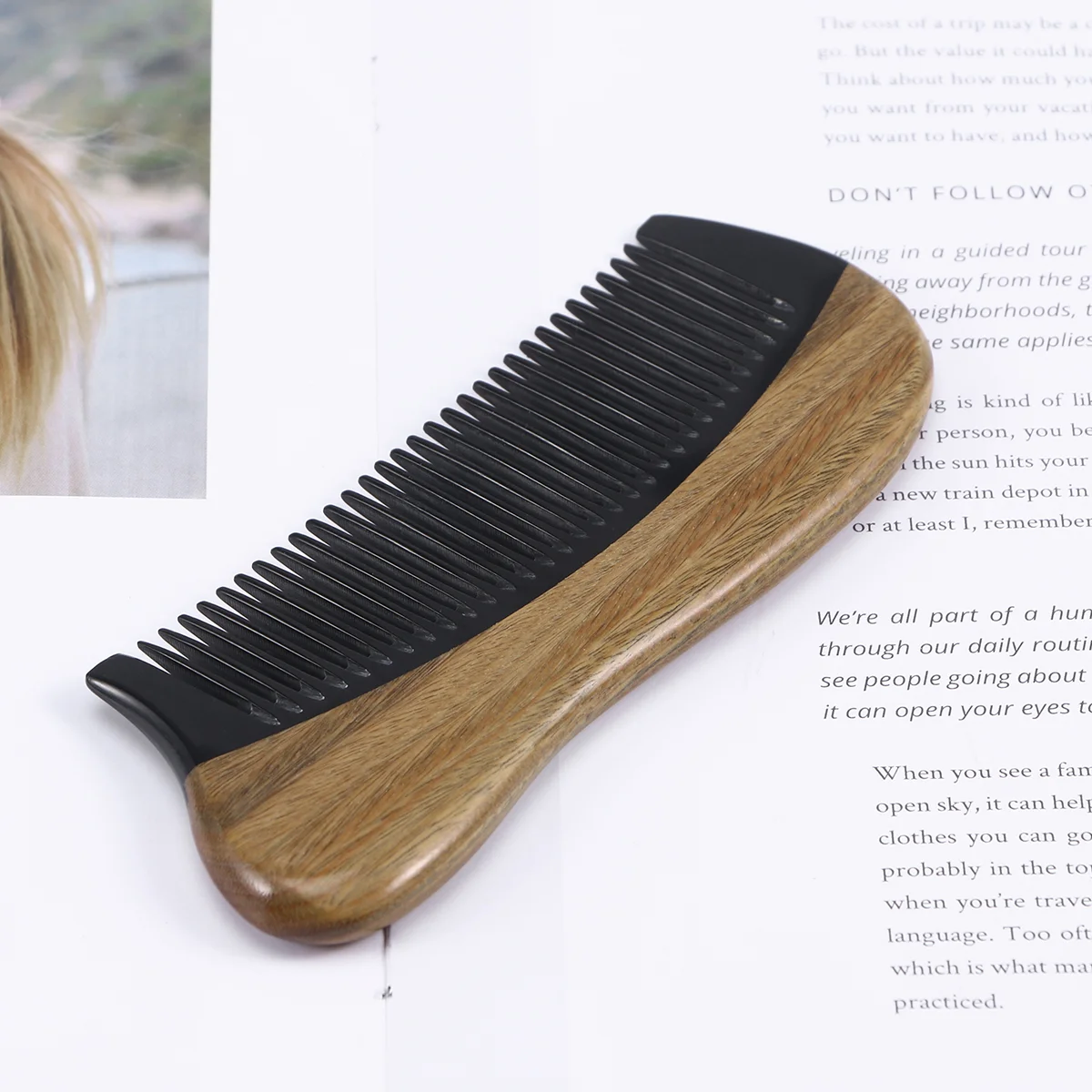 for Hair Comb Sandalwood Comb Hair Care Comb Wooden Sturdy Anti-static 1 Pc Comb
for Hair Comb Sandalwood Comb Hair Care Comb Wooden Sturdy Anti-static 1 Pc Comb