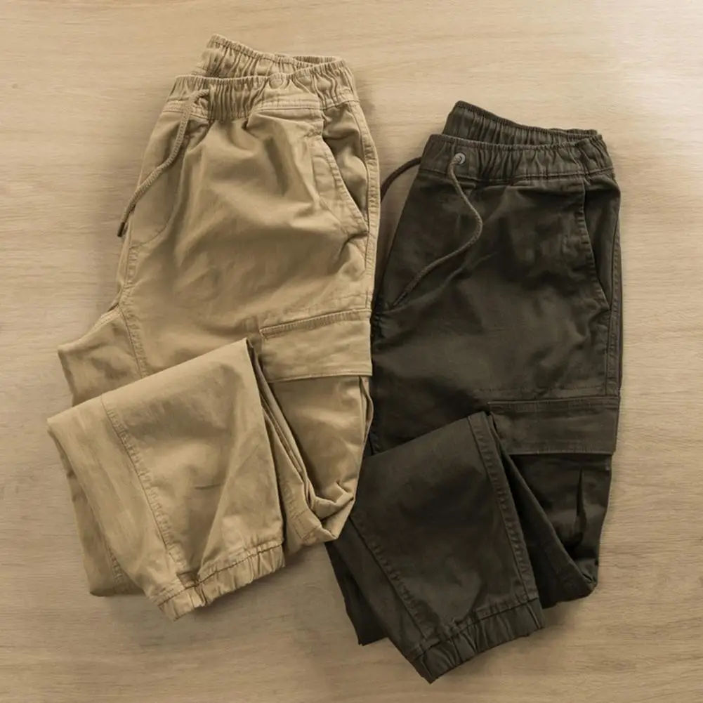 Stylish Men Outdoor Cargo Trousers Pure Color Casual Pants Men Trousers Lightweight Fade-Resistant
Stylish Men Outdoor Cargo Trousers Pure Color Casual Pants Men Trousers Lightweight Fade-Resistant