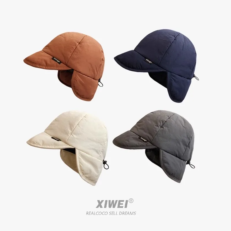 Japanese Retro Padded Ear Bomber Hat Autumn and Winter Fashion Warm Simple Solid Color Outdoor Ski Flying Hats for Men and Women
Japanese Retro Padded Ear Bomber Hat Autumn and Winter Fashion Warm Simple Solid Color Outdoor Ski Flying Hats for Men and Women