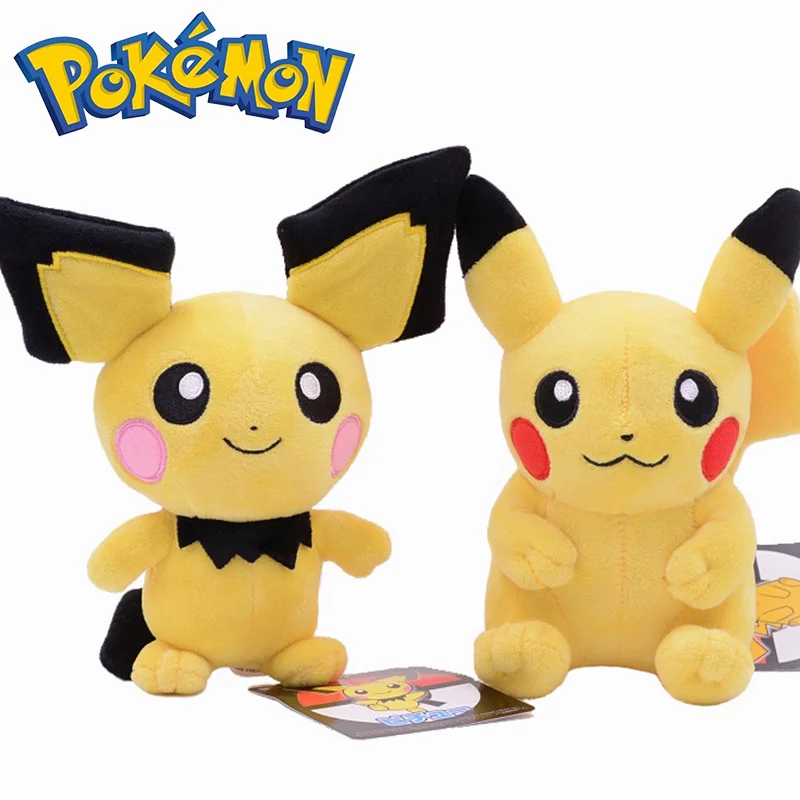 20cm Anime Pokemon Plush Dolls Pikachu Pichu Cartoon Cute Stuffed Plush Pet Model Pendant Toys Kids Gift Decoration Best Gift
20cm Anime Pokemon Plush Dolls Pikachu Pichu Cartoon Cute Stuffed Plush Pet Model Pendant Toys Kids Gift Decoration Best Gift