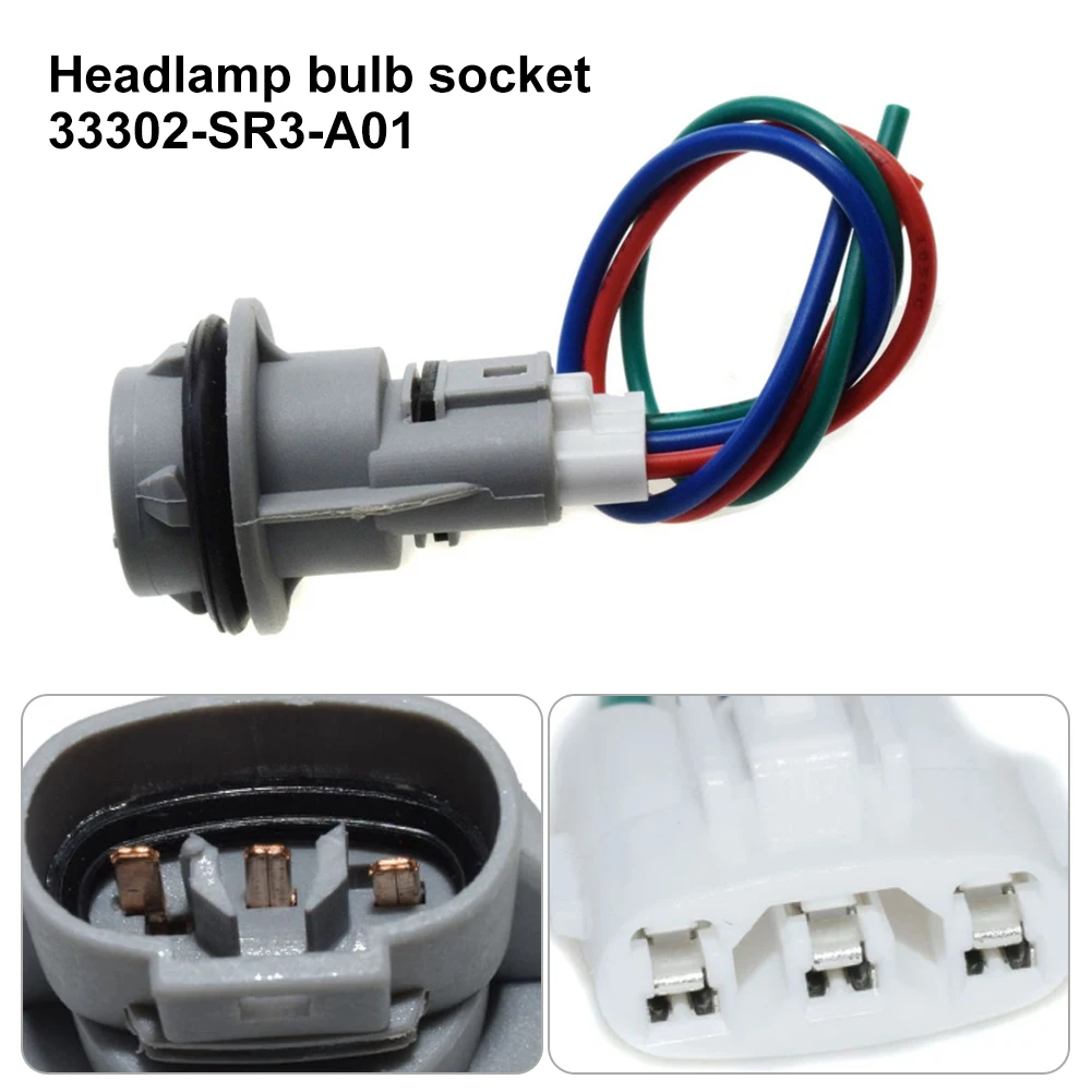 Car Front Turn Signal Light Socket Adapter Connector Harnes Accessories For Honda Accord Civic CRV ACURA 3 Pin 33302-SR3-A01
Car Front Turn Signal Light Socket Adapter Connector Harnes Accessories For Honda Accord Civic CRV ACURA 3 Pin 33302-SR3-A01