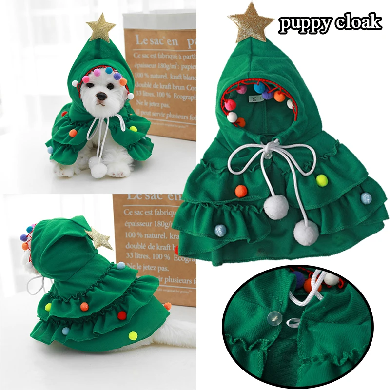 Winter Cute Christmas Tree Pet Cloak Transformed Dog Clothing Pet Cloak Pet Christmas Cape Dress Up Clothes Green Dog Costume
Winter Cute Christmas Tree Pet Cloak Transformed Dog Clothing Pet Cloak Pet Christmas Cape Dress Up Clothes Green Dog Costume