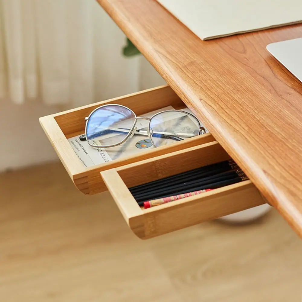 Under Desk Self Stick Bamboo/Walnut Adhesive Storage Box Wooden Drawer Stationery Container Home Storage Slide Out Desktop
Under Desk Self Stick Bamboo/Walnut Adhesive Storage Box Wooden Drawer Stationery Container Home Storage Slide Out Desktop