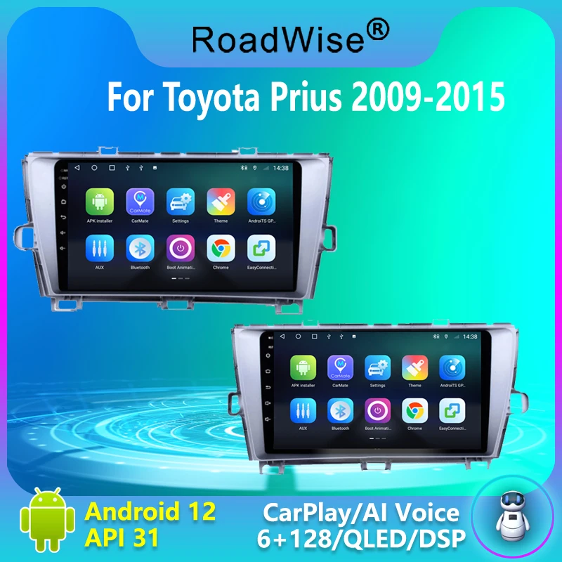 Android Car Radio Carplay Multimedia For Toyota Prius 2009 2010 2011 2012 2013 2014 2015 4G Wifi GPS DSP BT 2 Din DVD Autostereo
Android Car Radio Carplay Multimedia For Toyota Prius 2009 2010 2011 2012 2013 2014 2015 4G Wifi GPS DSP BT 2 Din DVD Autostereo