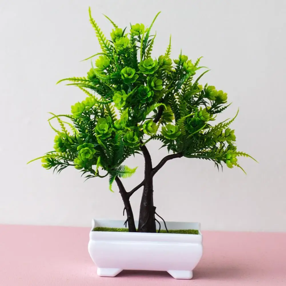 Artificial Bonsai Fresh-keeping Reusable Plastic Potted Beautiful Fake Flower Bonsai Desktop Decor
Artificial Bonsai Fresh-keeping Reusable Plastic Potted Beautiful Fake Flower Bonsai Desktop Decor