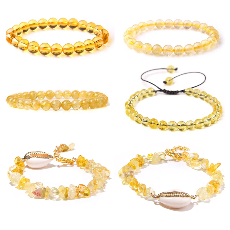 Multi Style Yellow Citrine Beaded Bracelets Fashion Natural Stone Bracelets Yellow Quartzs Bangle Women Healing Reiki Jewelry
Multi Style Yellow Citrine Beaded Bracelets Fashion Natural Stone Bracelets Yellow Quartzs Bangle Women Healing Reiki Jewelry
