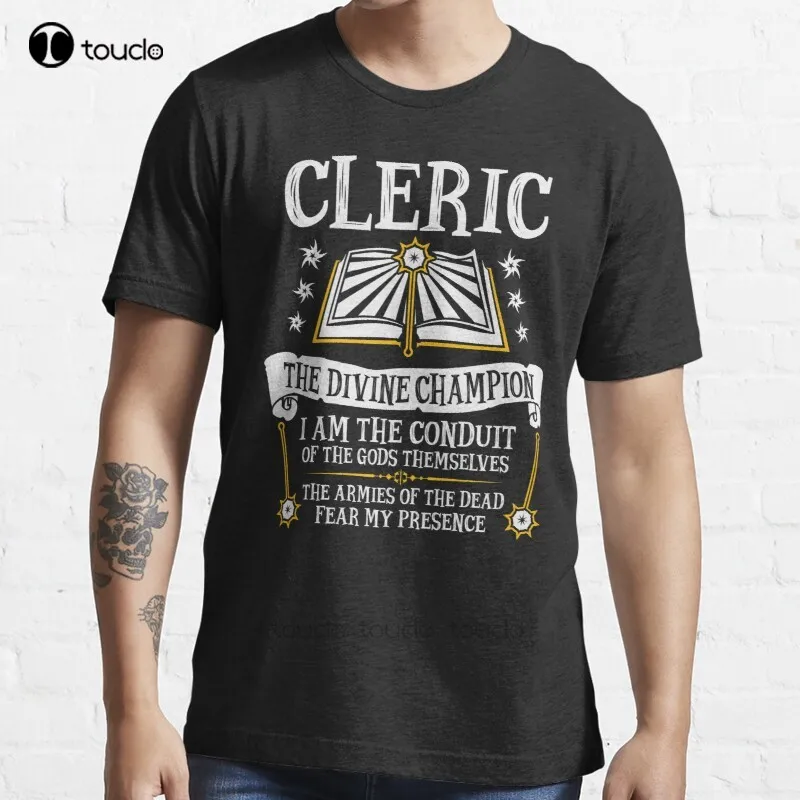 New Cleric The Divine Championship Dragons (Black) T-Shirt Cotton Men Tee Shirt Custom Gift Tee Shirt Streetwear All Seasons
New Cleric The Divine Championship Dragons (Black) T-Shirt Cotton Men Tee Shirt Custom Gift Tee Shirt Streetwear All Seasons