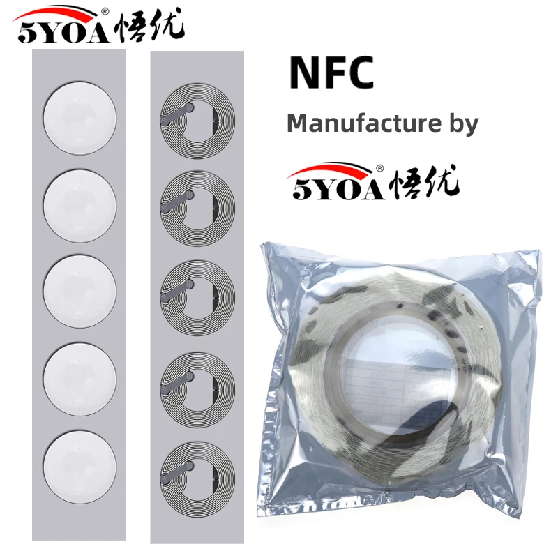 5YOA NFC-метка 13,56 МГц Ntag213 RFID-этикетка Для IoT-устройств, Поддерживающих NFC-телефоны
5YOA NFC-метка 13,56 МГц Ntag213 RFID-этикетка Для IoT-устройств, Поддерживающих NFC-телефоны