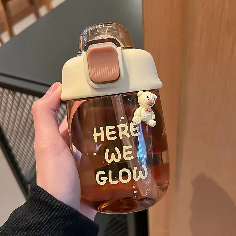 400ml/500ml Summer Children's Straw Water Bottle BPA Free Transparent Plastic Drinking Bottle Small Portable Travel WaterBottle
400ml/500ml Summer Children's Straw Water Bottle BPA Free Transparent Plastic Drinking Bottle Small Portable Travel WaterBottle