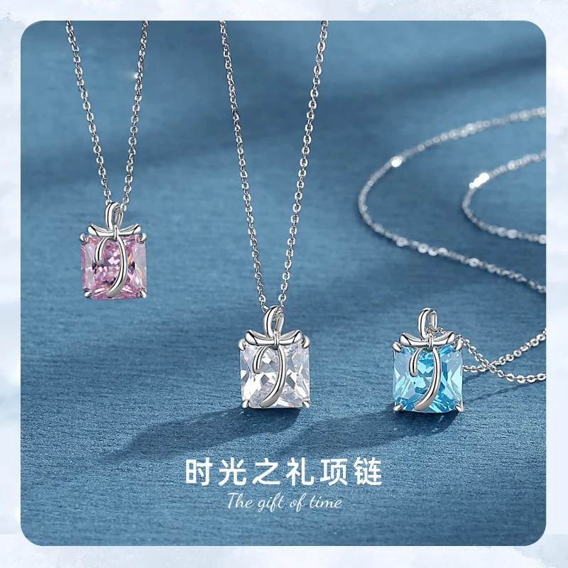 Женское ожерелье из серебра 925 пробы, с розовым Цирконом
Женское ожерелье из серебра 925 пробы, с розовым Цирконом