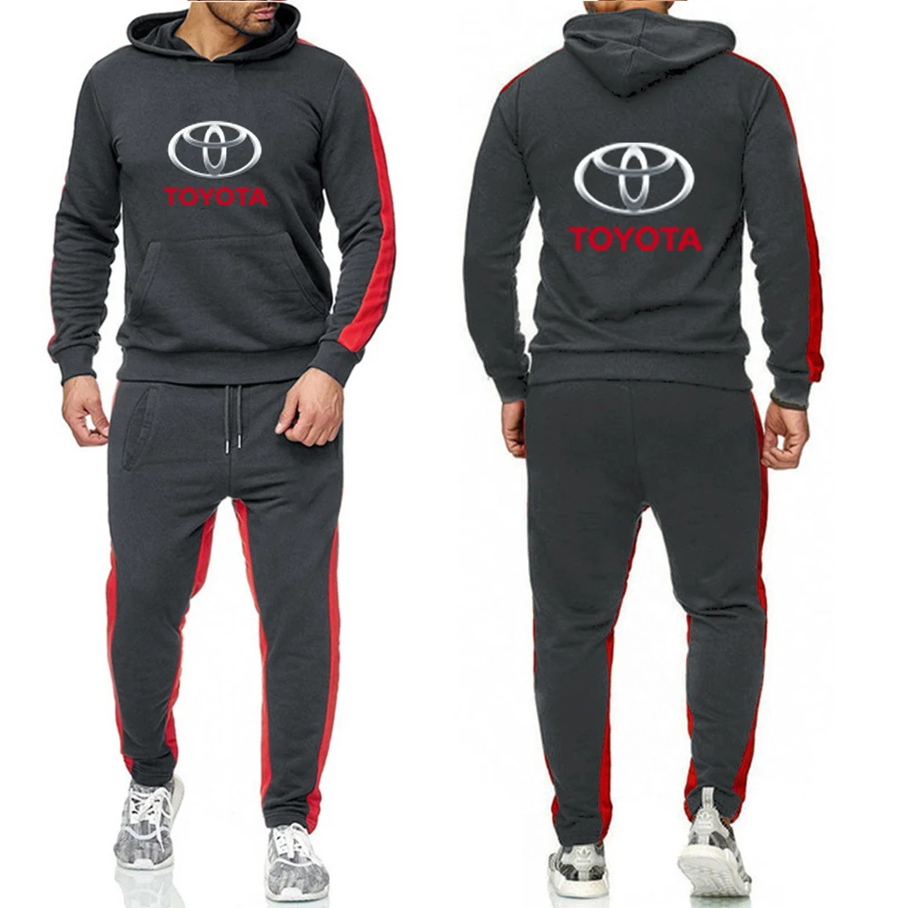 Toyota new spring men's sportswear hooded sweater + casual sports trousers fashion trend two-piece men's sportswear suit
Toyota new spring men's sportswear hooded sweater + casual sports trousers fashion trend two-piece men's sportswear suit