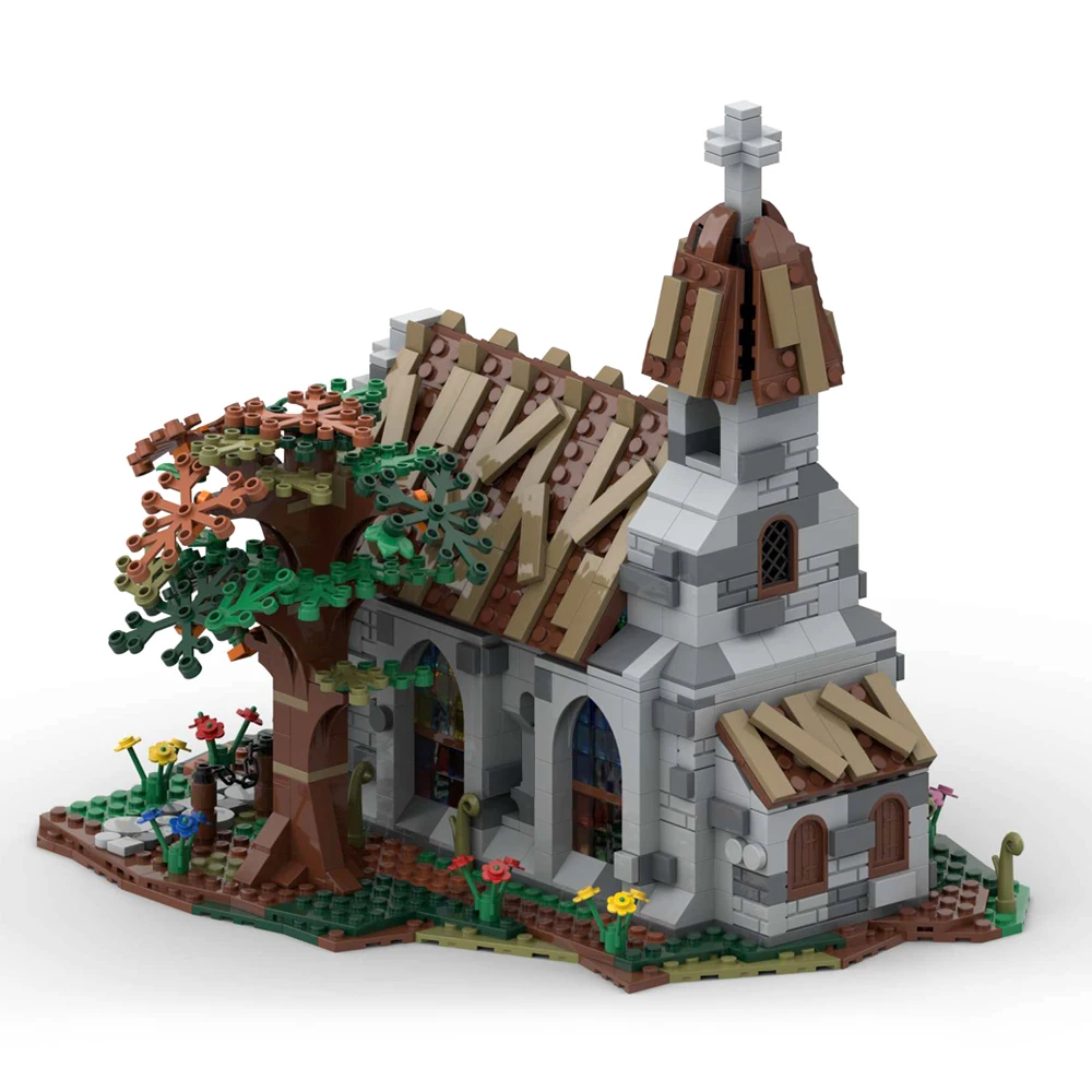 Architecture Trees-House Bricks MOC Town Retro Village Church Building Blocks Kit Model Assemble Game Toys For Child Xmas Gift
Architecture Trees-House Bricks MOC Town Retro Village Church Building Blocks Kit Model Assemble Game Toys For Child Xmas Gift