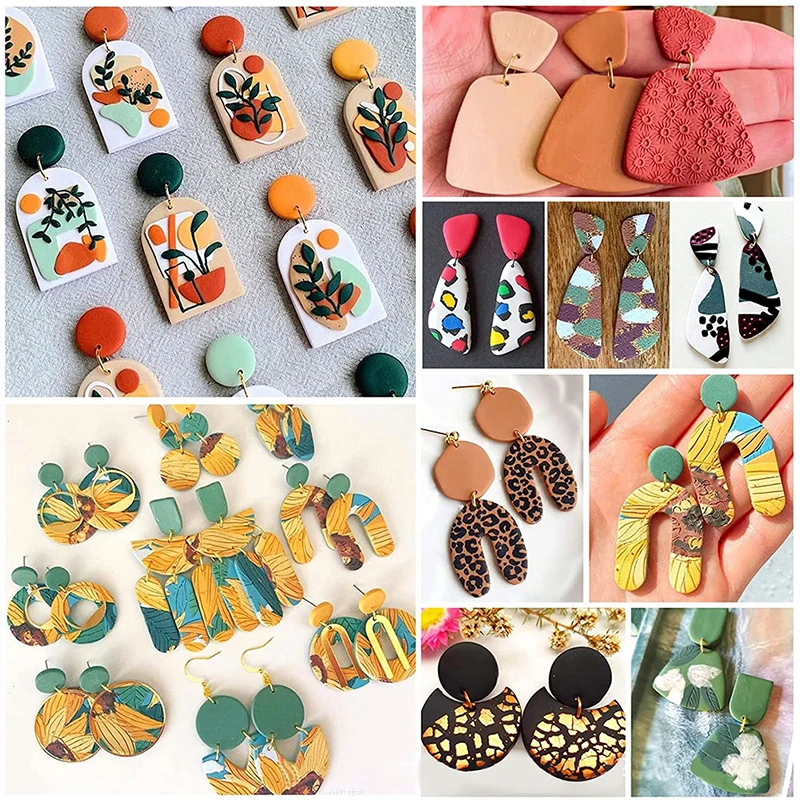18Pcs Polymer Clay Tools Plastic Clay Cutter Ceramic Pottery DIY Ceramic Craft Cutting Mold for EarringJewelry Pendant Making
18Pcs Polymer Clay Tools Plastic Clay Cutter Ceramic Pottery DIY Ceramic Craft Cutting Mold for EarringJewelry Pendant Making