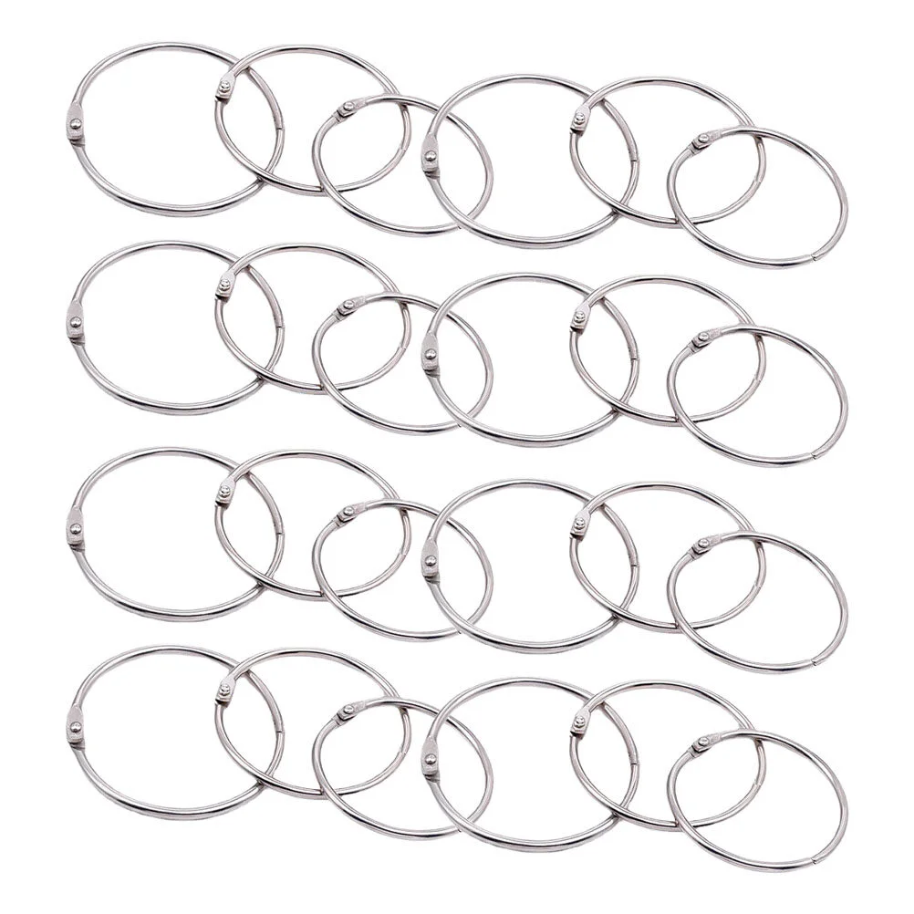 100 Pcs Key Chain Paper Rings A5 Binder Bookend Flexible Iron Binders Clip Office Mini School Supplies
100 Pcs Key Chain Paper Rings A5 Binder Bookend Flexible Iron Binders Clip Office Mini School Supplies