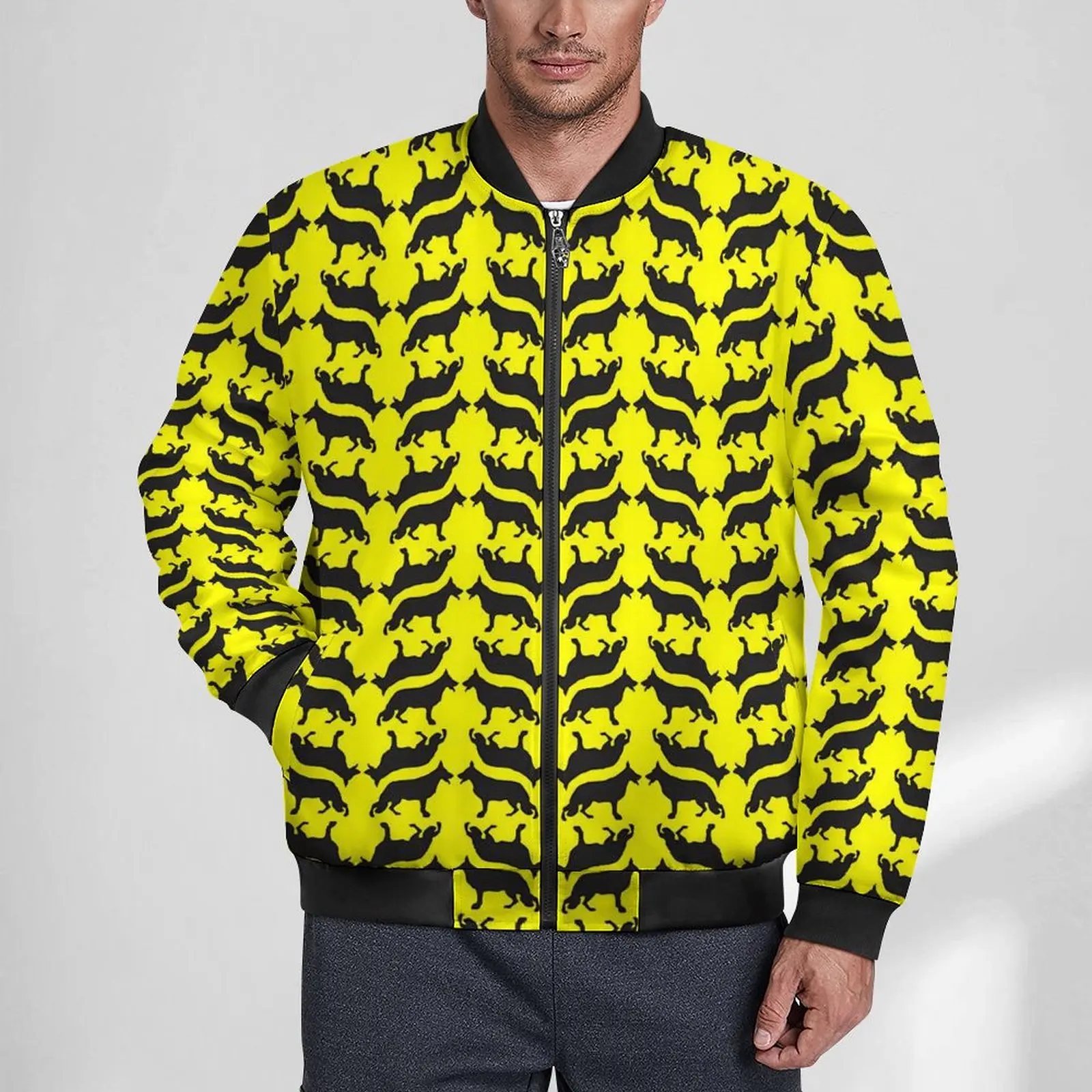German Dog Print Casual Jackets Animal Zip Up Windbreak Male Custom Coats Autumn Streetwear Loose Jacket Plus Size 4XL 5XL
German Dog Print Casual Jackets Animal Zip Up Windbreak Male Custom Coats Autumn Streetwear Loose Jacket Plus Size 4XL 5XL