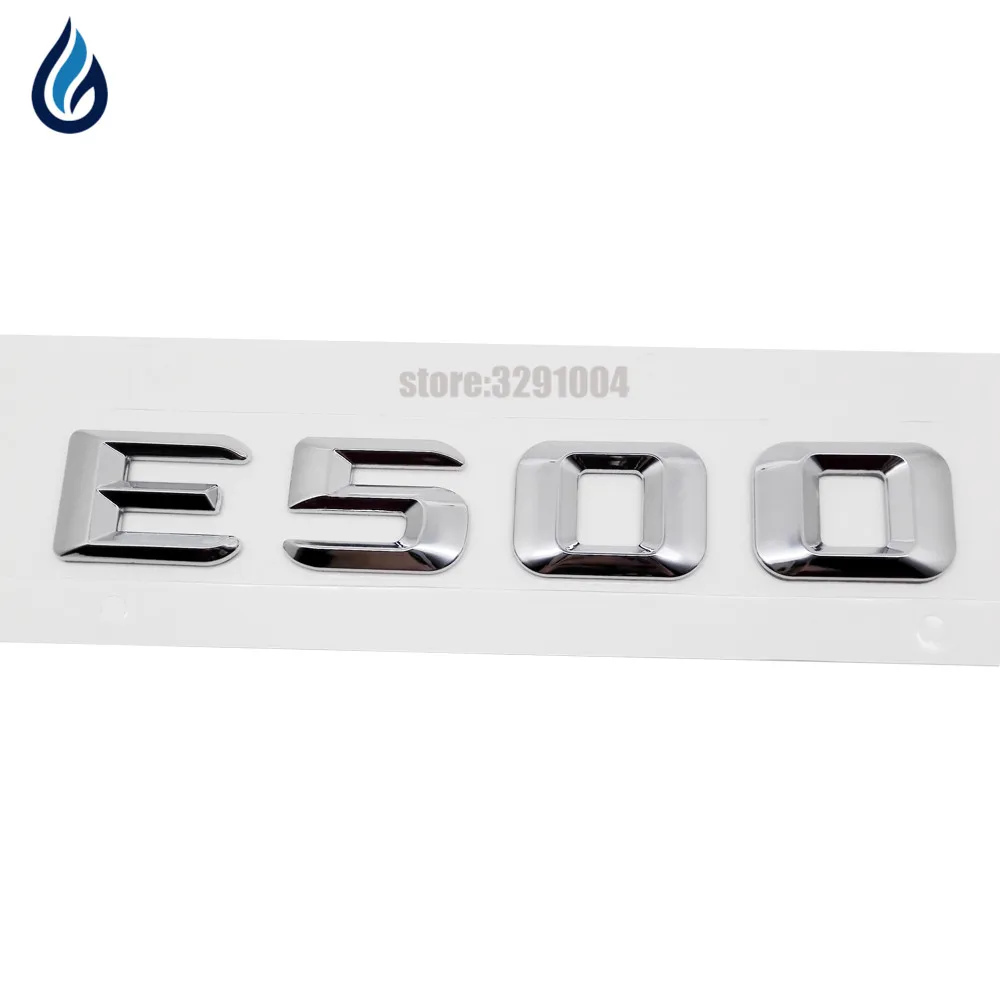 Хромированные буквы E 500 для Mercedes E-Class E500 W207 W204 W203 W211 W210 W212 W205 W124 W163
Хромированные буквы E 500 для Mercedes E-Class E500 W207 W204 W203 W211 W210 W212 W205 W124 W163