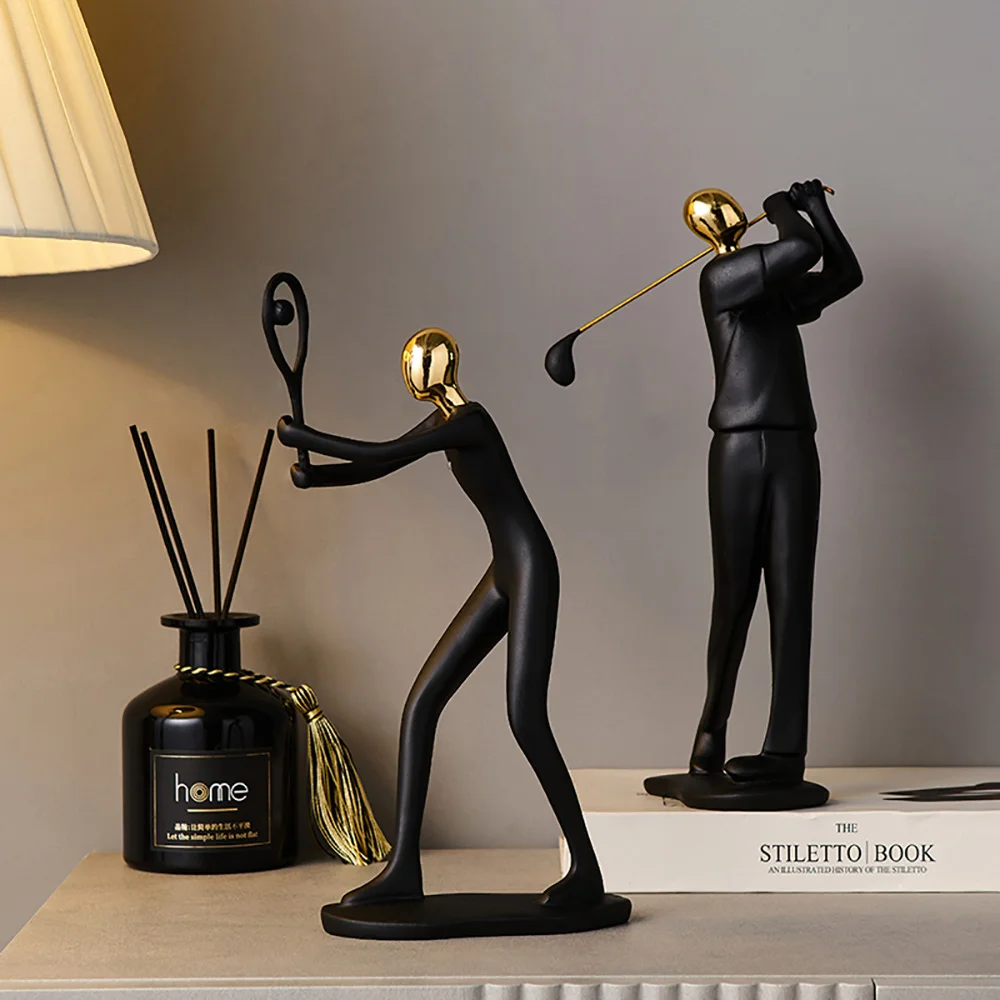 Sports Creative Statue Novelty Figurines for Interior Home Decor Accessories Wedding Living Room Decoration Resin Ornament Gifts
Sports Creative Statue Novelty Figurines for Interior Home Decor Accessories Wedding Living Room Decoration Resin Ornament Gifts