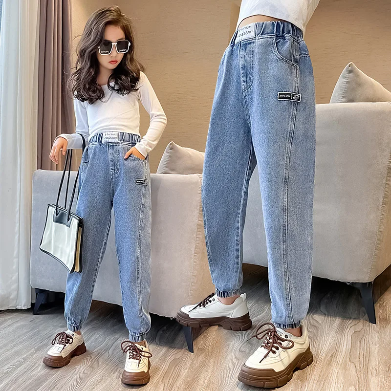 Jeans for Girls Loose Eleastic Waist Denim Pants 2020 New Kids Teenage Trousers for Girls Spring Clothes 6 8 10 9
Jeans for Girls Loose Eleastic Waist Denim Pants 2020 New Kids Teenage Trousers for Girls Spring Clothes 6 8 10 9