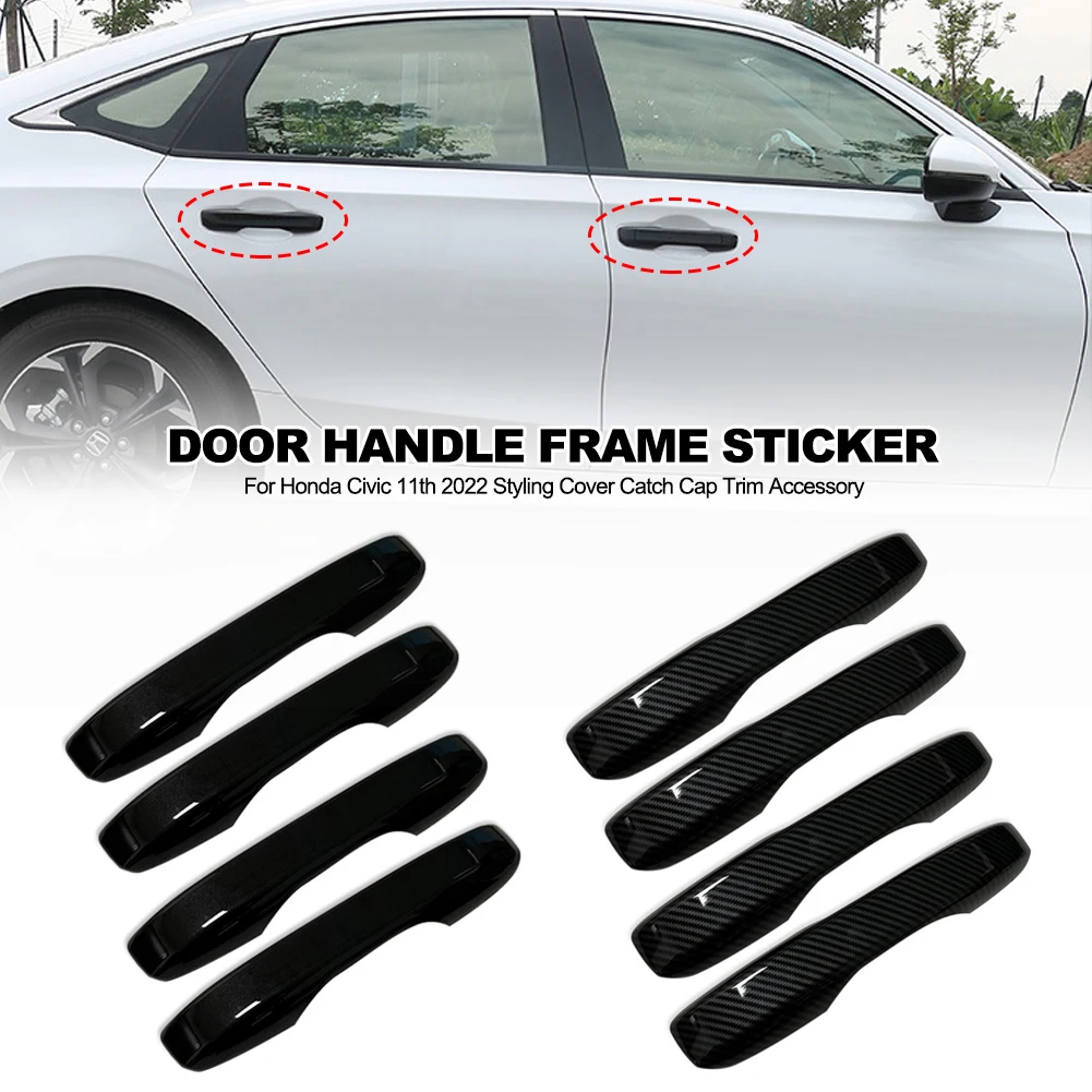 4 шт. наклейки на раму дверной ручки автомобиля для Honda Civic 11th 2022, глянцевый черный чехол для стайлинга автомобиля, крышка, аксессуары для отде...
4 шт. наклейки на раму дверной ручки автомобиля для Honda Civic 11th 2022, глянцевый черный чехол для стайлинга автомобиля, крышка, аксессуары для отде...
